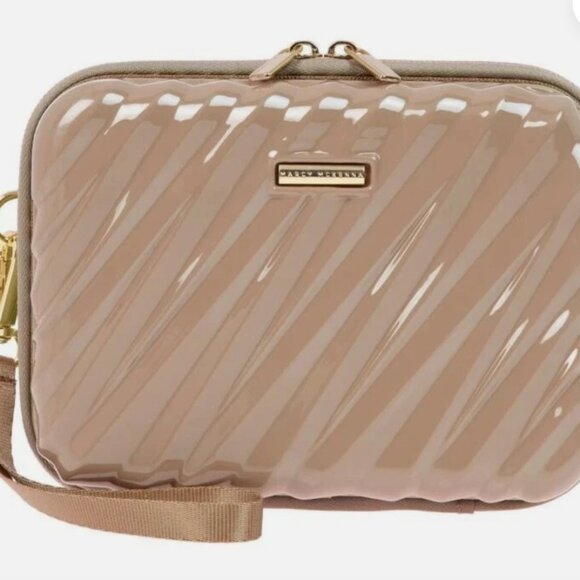 Marcy McKenna Hamptons Collection Mini Beauty Case MINK nwt - Picture 1 of 5